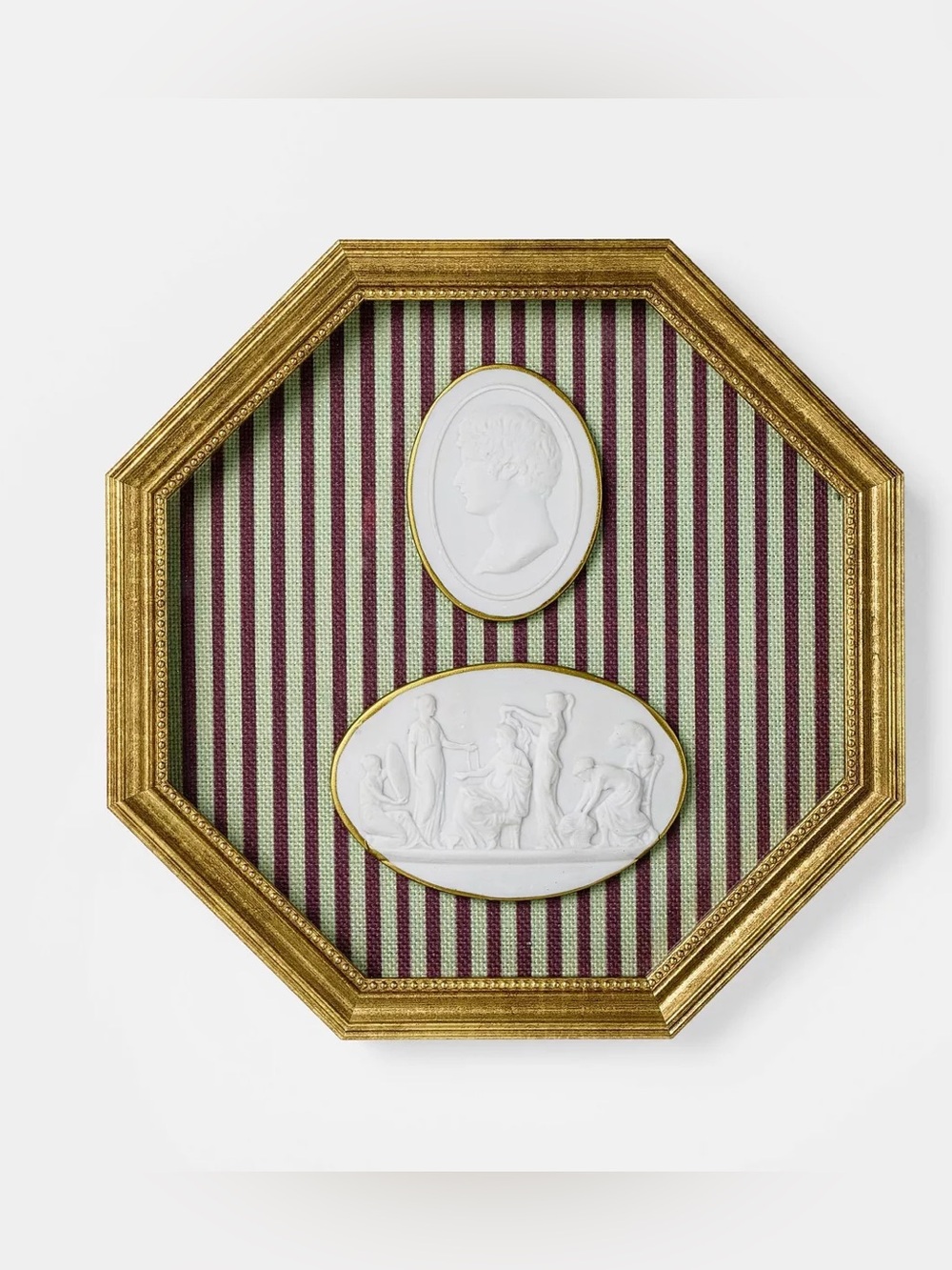 10"x10" Intaglio Busts Wall Art - Threshold™ designed with Studio McGee